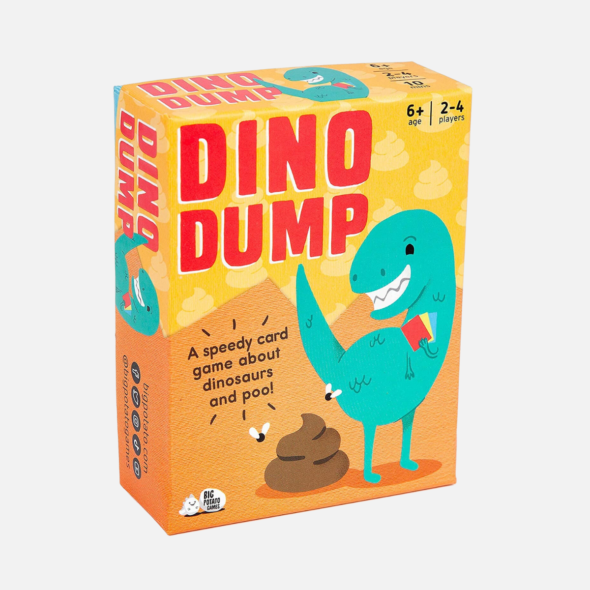 Dino Dump travel board game for kids