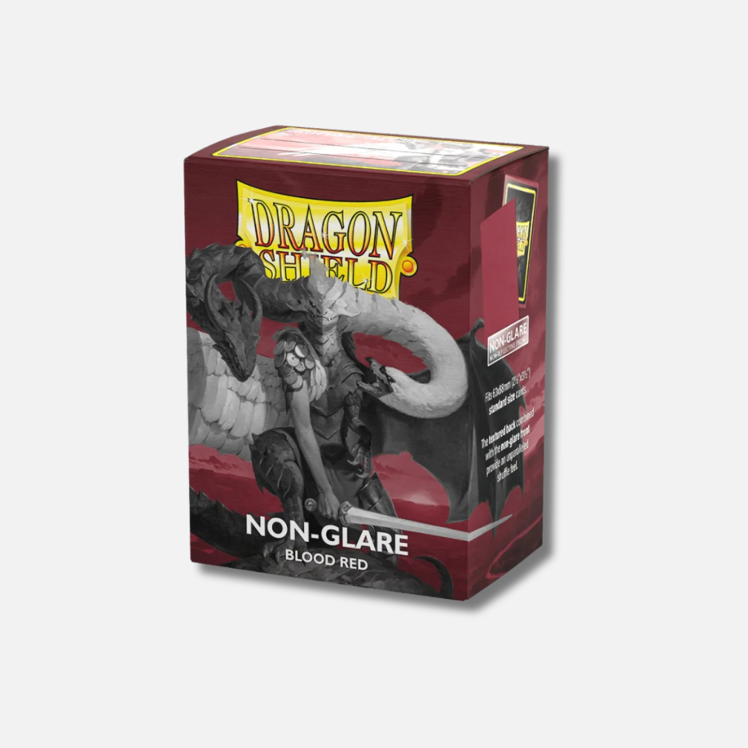 Sleeves Matte Non-Glare Blood Red (100)