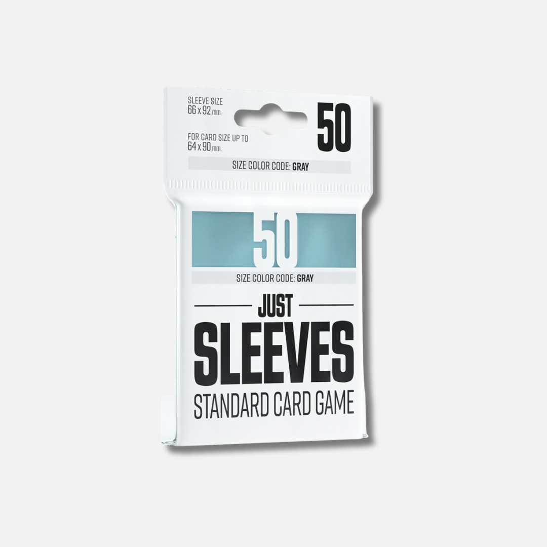 Gamegenic Just Sleeves Standard Card Game Gray