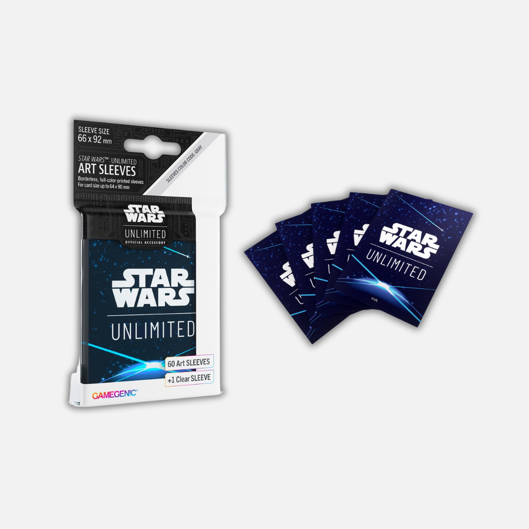 Gamegenic Star Wars Unlimited Art Sleeves: Space Blue
