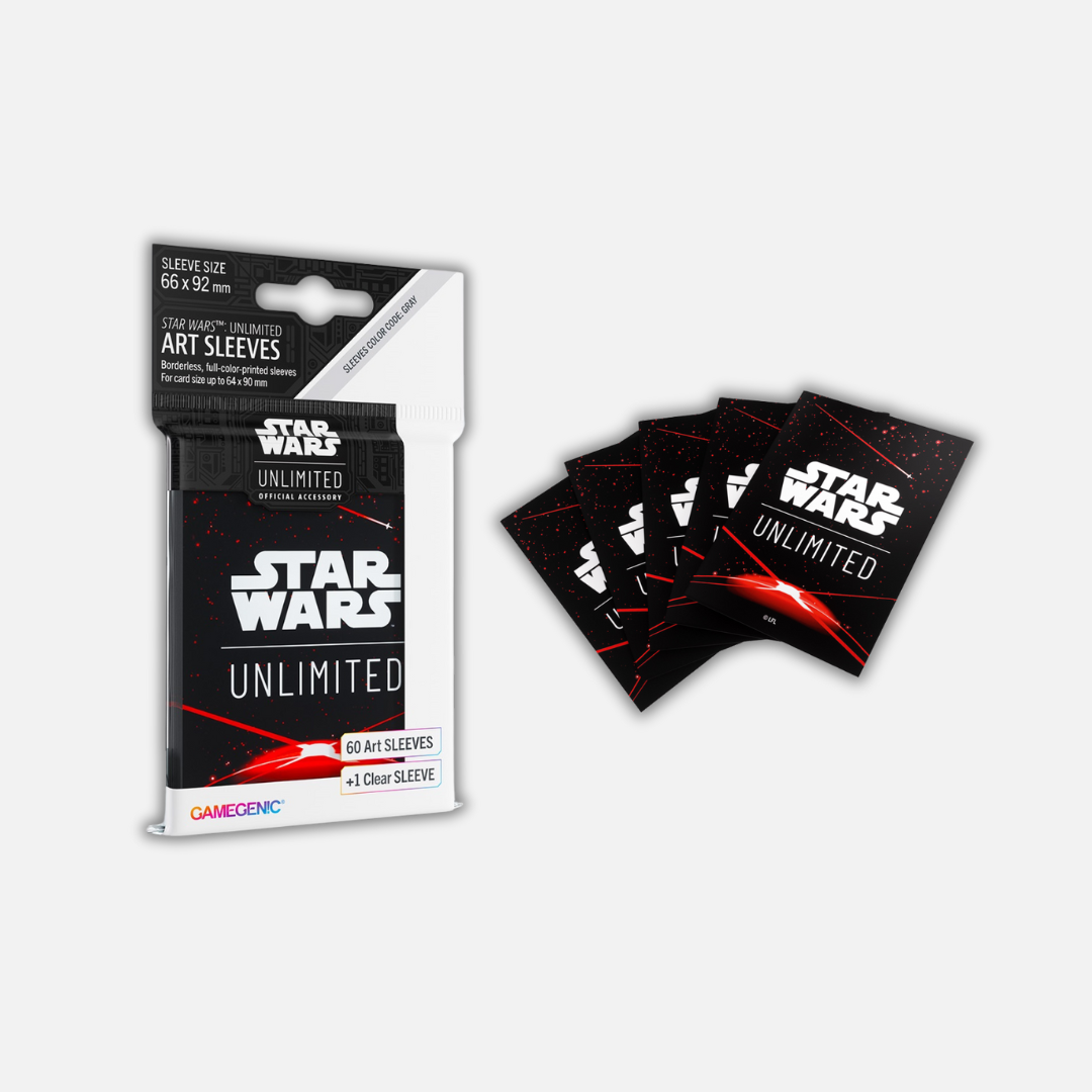 Gamegenic Star Wars Unlimited Art Sleeves: Space Red