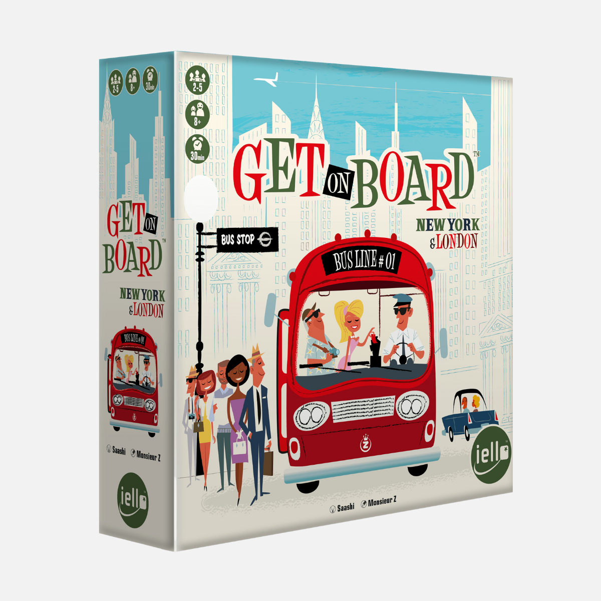 Get on board NY & London board game