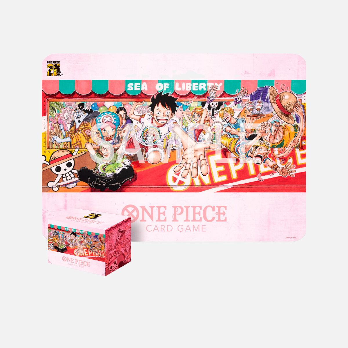 One Piece Card Game Playmat and Card Case Set 25th Edition