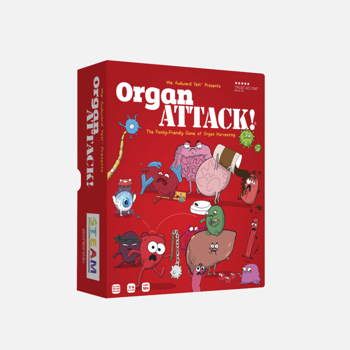 Organ Attack board game 