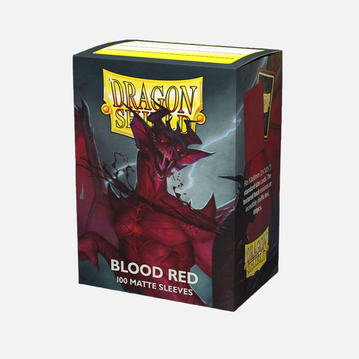 Dragon Shield card sleeves box of 100 blood red matte