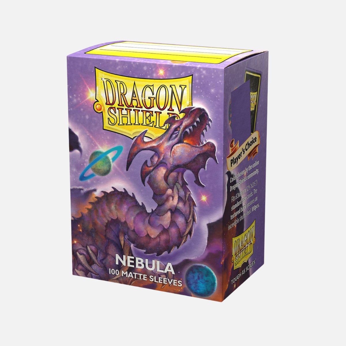 Dragon Shield card sleeves box of 100 nebula matte