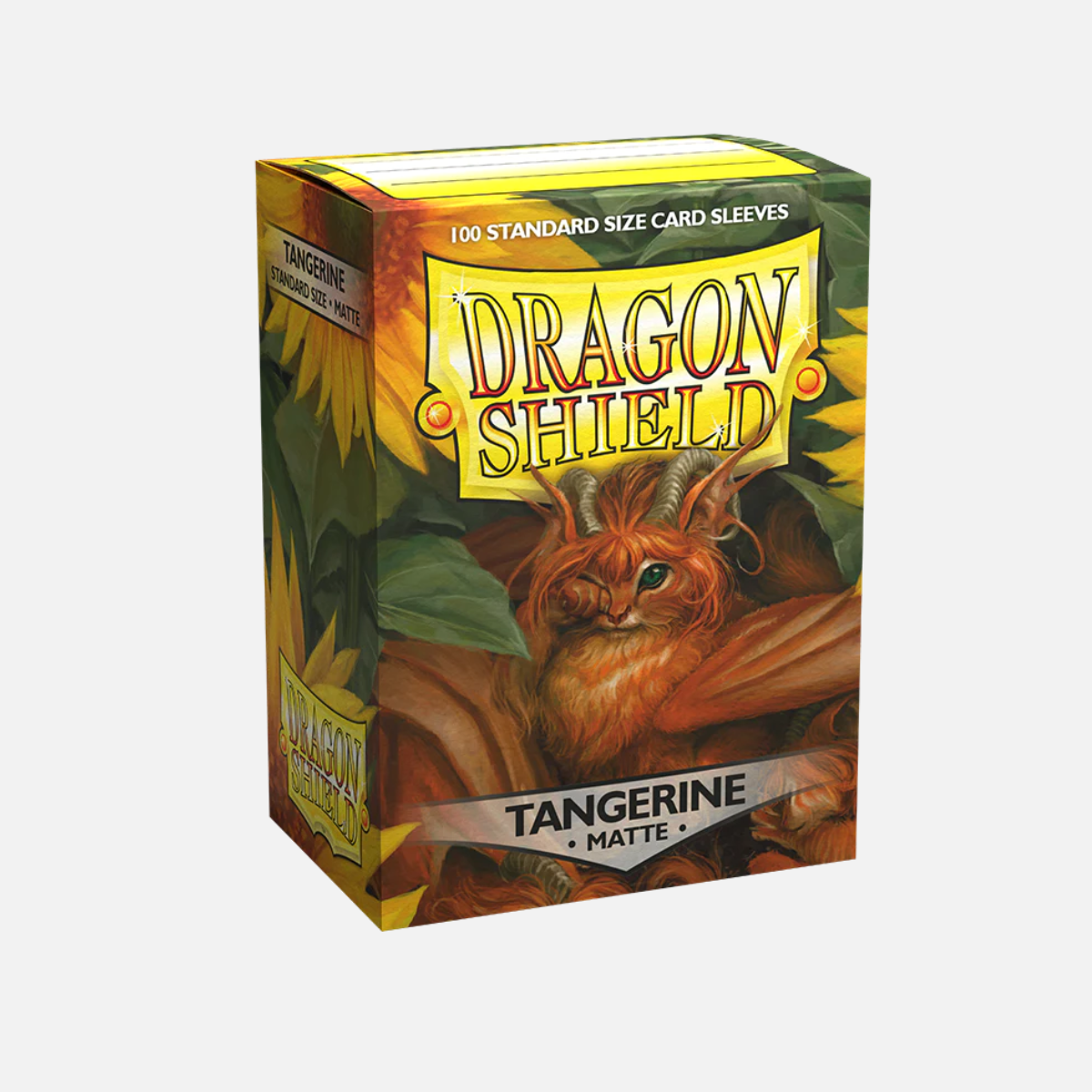 Dragon Shield card sleeves box of 100 tangerine matte