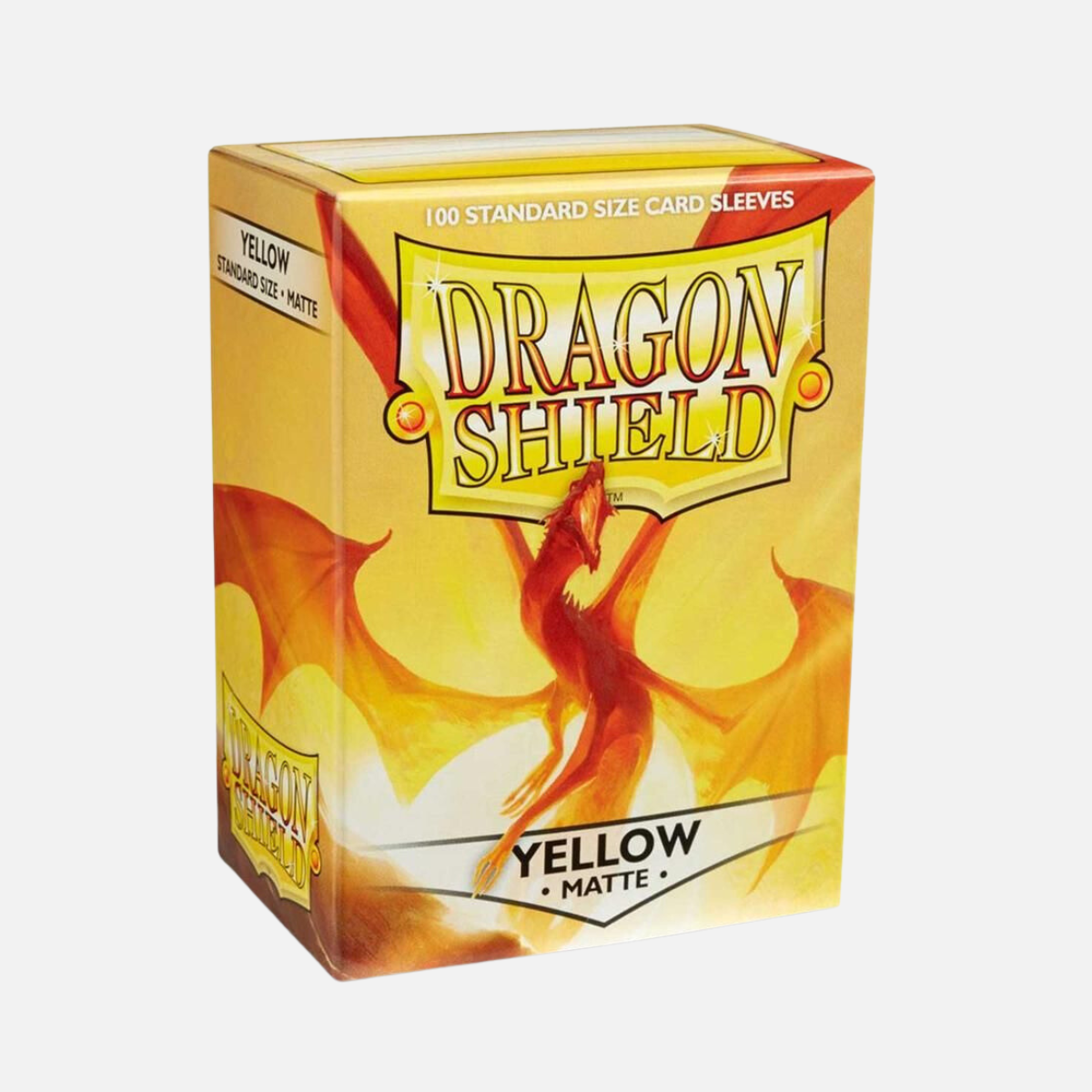 Dragon Shield card sleeves box of 100 yellow matte
