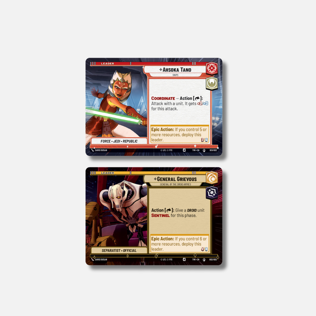 Star Wars Unlimited: Twilight of the Republic Two Player Starter